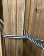 Kastanje hekwerk 7/8 x 5 m