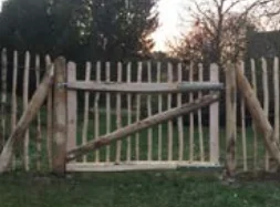 Kastanje poort met hoogte 115 cm