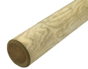 Houten paal gefreesd Ø 10 cm