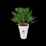 loft urban rond hoog 35cm wit