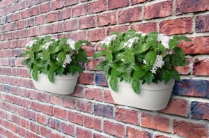 vibia campana wall basket 35cm zijdewit