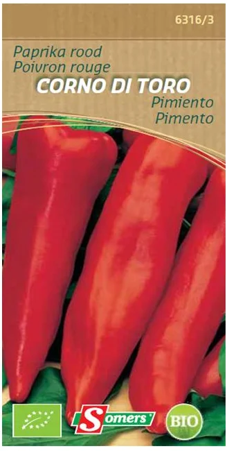 BE-BIO-02 Paprika Corno Di Toro Rosso