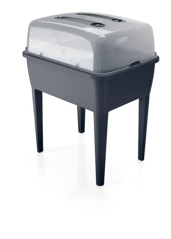 Greenhouse planter set Anthracite 4 in 1 Large