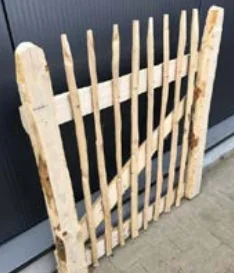 Kastanje poort met hoogte 175 cm