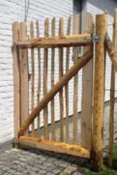 Kastanje poort met hoogte 175 cm