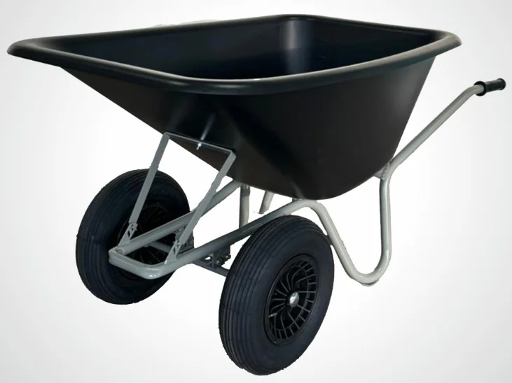 Kruiwagen 170L - 2 wielen - 2Ply luchtband - tubeless - PP velg - rollager