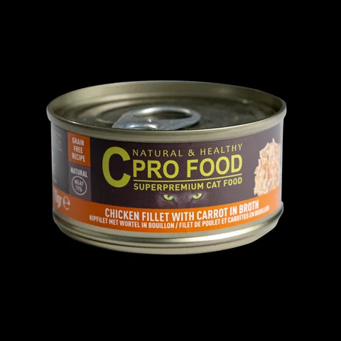 CPROFOOD CHICKEN FILLET WITH CARROT IN BROTH 70g
