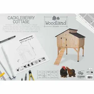 Woodland Design kippenhok Cackleberry Cottage 131x83x114cm 