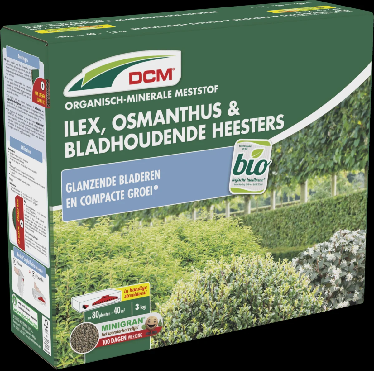 DCM ILEX/OSMANTHUS/BLADHOUDENDE HEESTERS 3KG