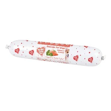 TLC Worst voor honden met zalm & broccoli 400g