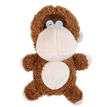 Pluche Wildlife aap crackle 22x13x26cm bruin