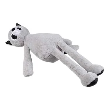 Pluche Pawbies wasbeer L-25x15x56cm grijs