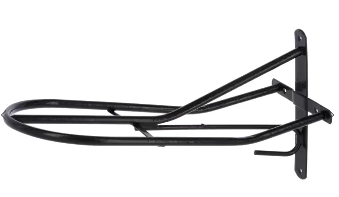 Zadelhouder zwart poedergecoat