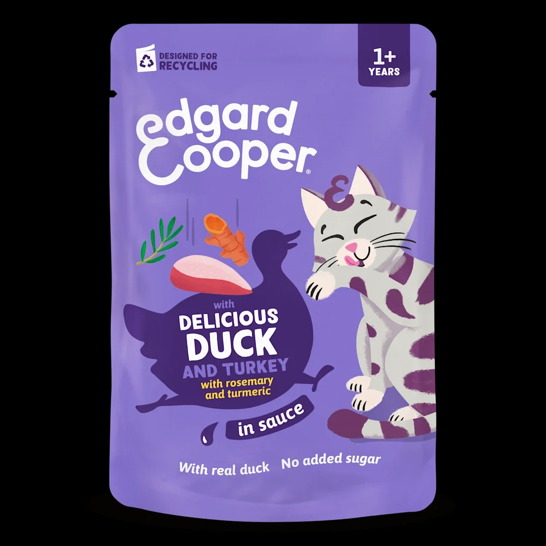 kat eend en kalkoen in saus 85g