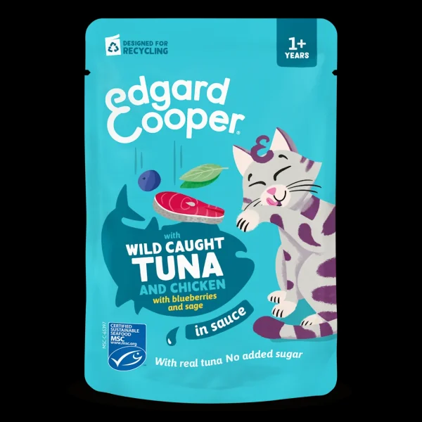 kat tonijn & kip in saus 85g
