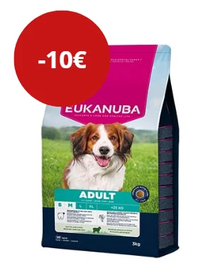 Eukanuba adult lamb&rice small-medium 12 kg