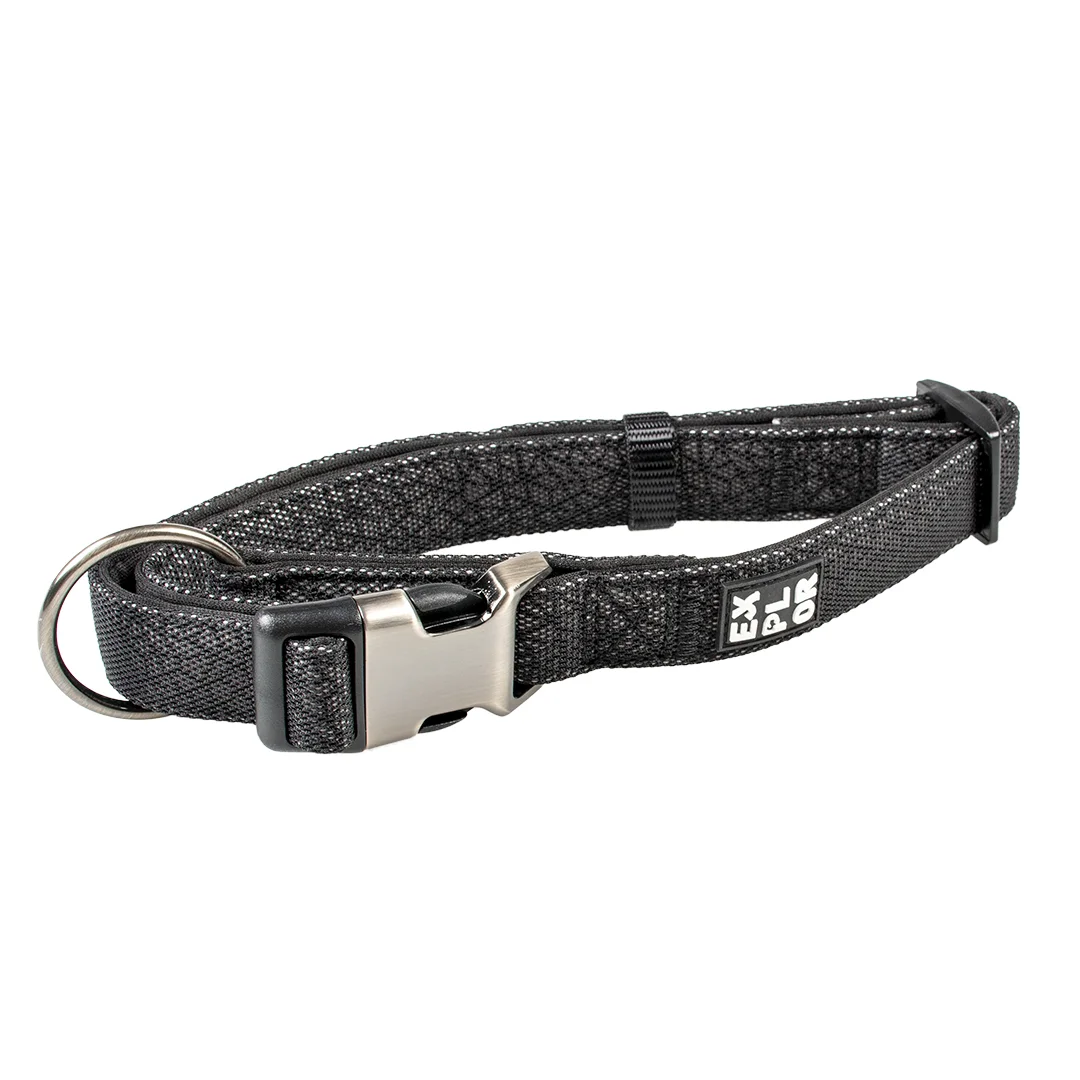 CITY NY HALSBAND XL - 40-65cm/25mm zwart