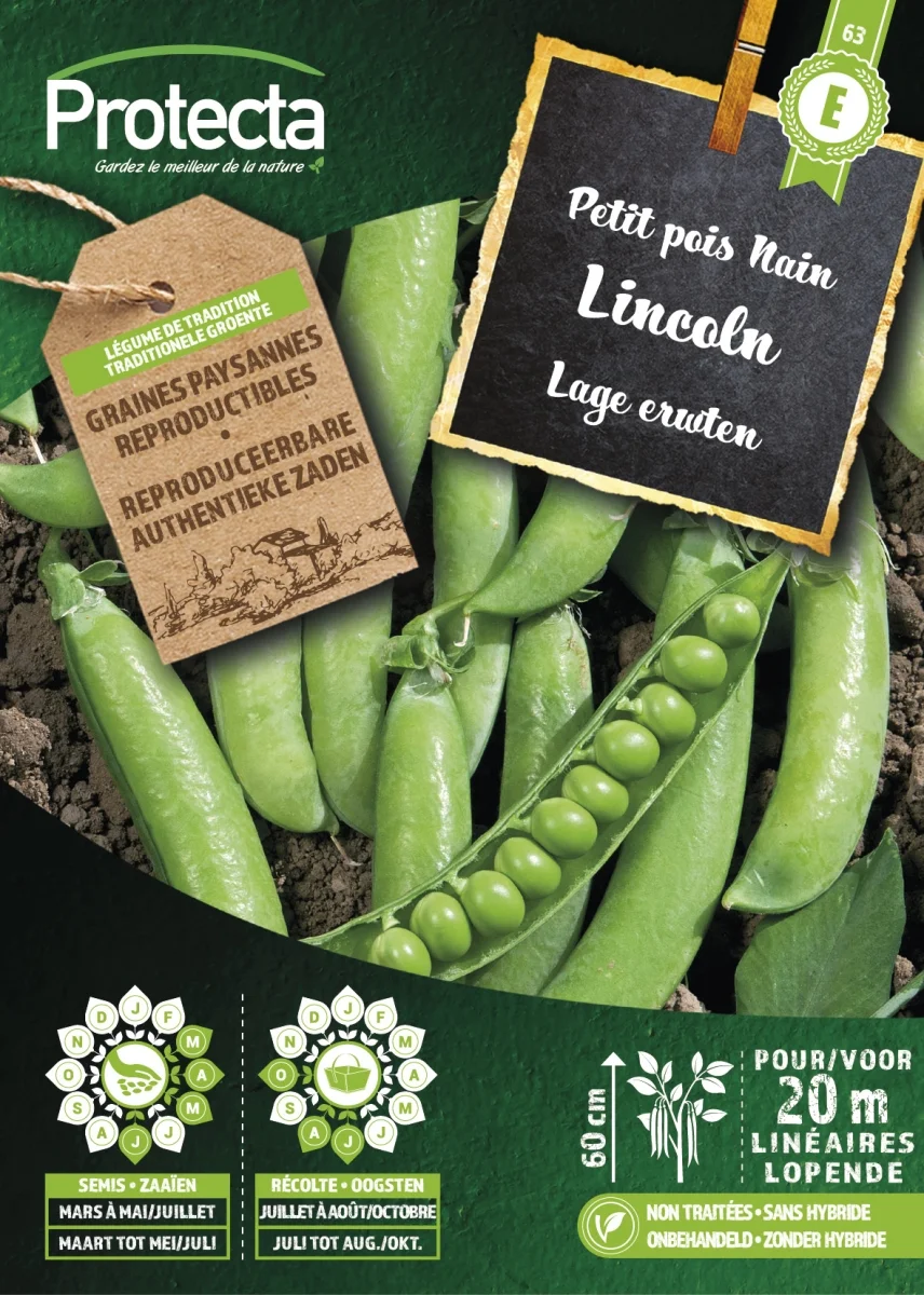 Lage doperwten?gerimpeld LINCOLN