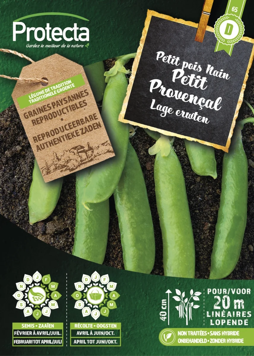 Lage doperwten rond EMINENT