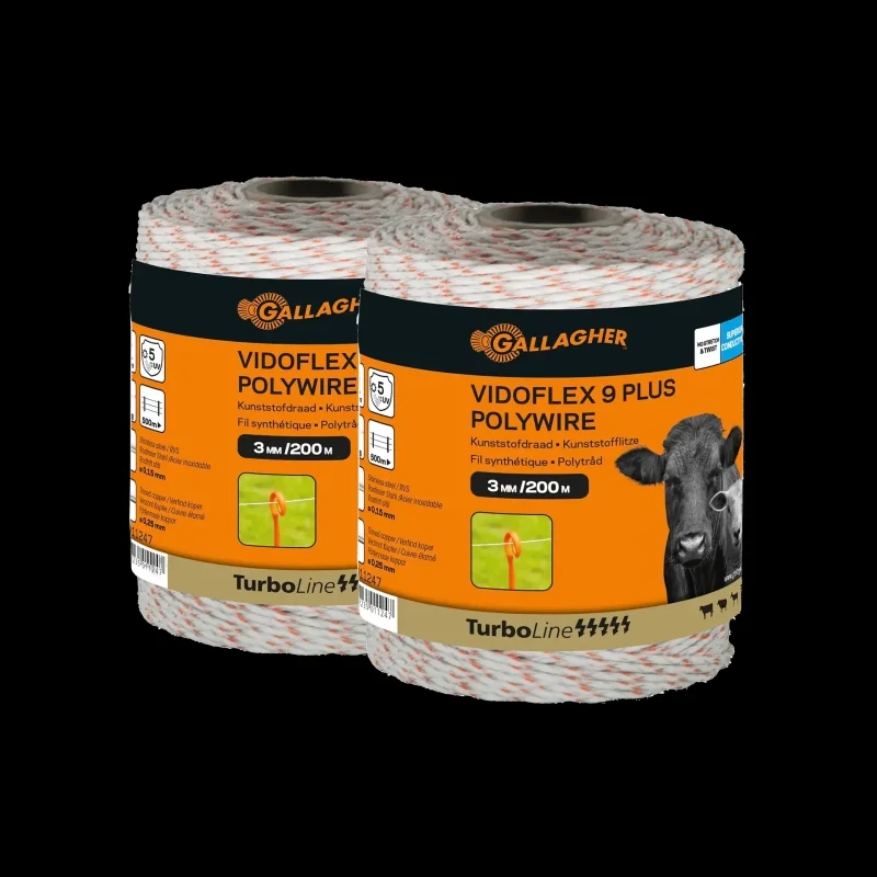 Duopack Vidoflex 9 TurboLine wit 2x200m