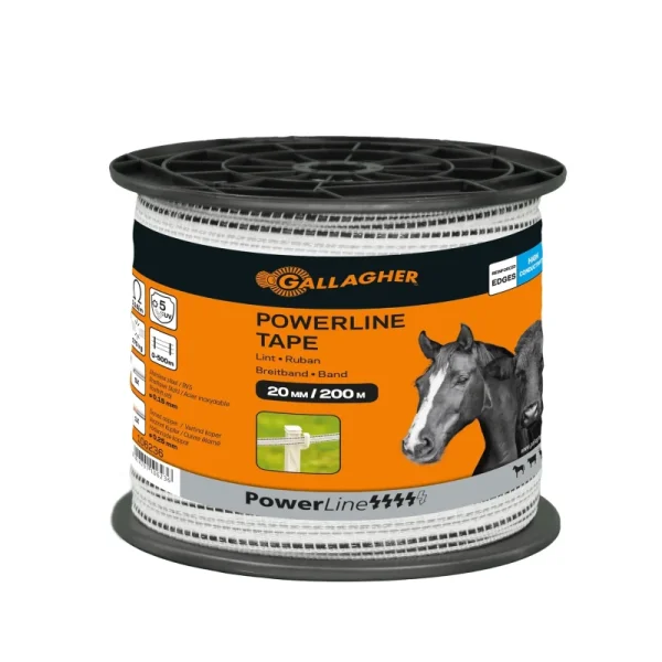 PowerLine lint 20mm wit 200m
