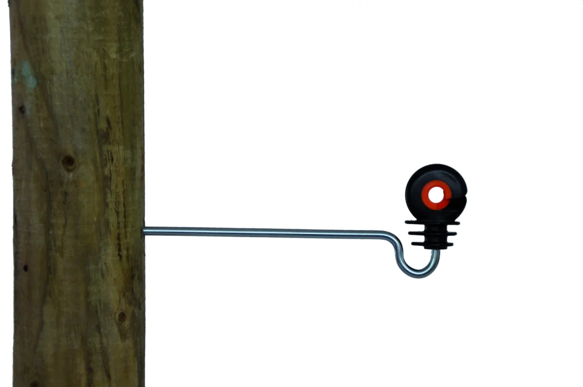 XDI Afstandschroef-ringisolator hout gebogen 18cm (10)